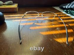 Oakley Lizard 2 Chrome Titanium Eyeglasses Frame NEAR PERFECT USED