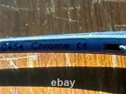 Oakley Lizard 2 Chrome Titanium Eyeglasses Frame NEAR PERFECT USED