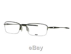 Oakley Spoke 0.5 Pewter Half Rim Optical Rx Eyeglasses Frames OX3144-0253 53mm