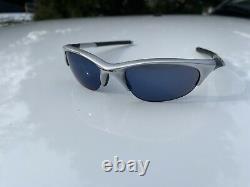 Oakley Sunglasses 03-626 Half Jacket 1.0 Silver Half Rim USA