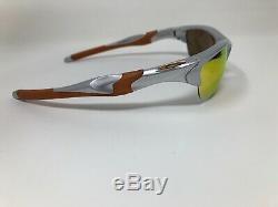 Oakley Sunglasses Half Jacket 2.0 Silver withFire Iridium OO9144-02 Half Rim Q872