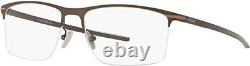 Oakley Tie Bar OX 5140-0456 Pewter Optical Eyeglasses NWT OX5140 56MM