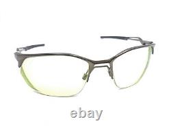 Oakley Wire Tap 2.0 OO4145-0560 Pewter Half Rim Wrap Sunglasses Frames 60-19 136