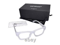 Off-White Style 78 Optical Eyeglasses OERJ078 Grey Clear Frame 52mm Italy NEW