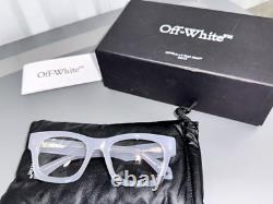 Off-White Style 78 Optical Eyeglasses OERJ078 Grey Clear Frame 52mm Italy NEW