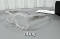 Off-White Style 78 Optical Eyeglasses OERJ078 Grey Clear Frame 52mm Italy NEW