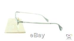 Oliver Peoples Eyeglasses 1176 Walston 5230 Pewter Brushed Silver / Rx Half Rim
