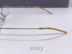 Oliver Peoples Eyeglasses Frames woman men Oval Silver half Rim Harvard Vintage