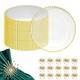 Plastic Acrylic Dinner Elegant Charger Plates Beaded Rim 13 Wedding Parties