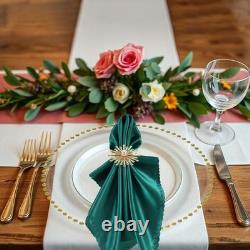 PLASTIC ACRYLIC Dinner Elegant Charger Plates Beaded Rim 13 Wedding Parties