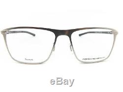 PORSCHE DESIGN Rimmed Glasses Spectacle Frame Titanium / Black P8285 D