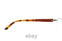 PRADA Eyeglasses Women VPR 51M 1BC-1O1 Silver Half Rim Italy 5217 135 #1080