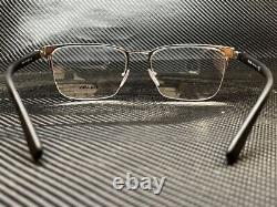 PRADA PR 54TV 1BO1O1 Matte Black Rectangle 57 mm Men's Eyeglasses