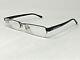 Prada Vpr52e 5av-1o1 Eyeglasses Frame Italy Half Rim 49-17-135 Silver/black No75