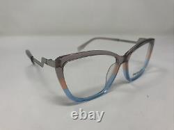 Paradox Eyeglasses Frames P5059 10 Silver Blue 55-14-140 Japan Full Rim EX21