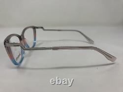 Paradox Eyeglasses Frames P5059 10 Silver Blue 55-14-140 Japan Full Rim EX21
