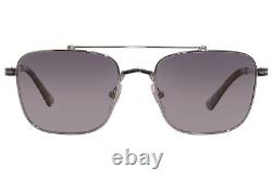Persol 2487-S 1110M3 Sunglasses Men's Gunmetal/Grey Gradient Polarized Lens 55mm