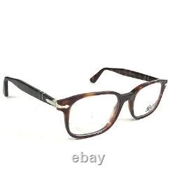 Persol 3118-V 24 Eyeglasses Frames Tortoise Silver Square Full Rim 51-19-145