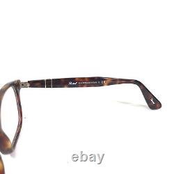 Persol 3118-V 24 Eyeglasses Frames Tortoise Silver Square Full Rim 51-19-145