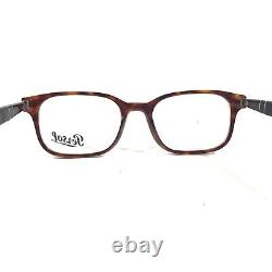 Persol 3118-V 24 Eyeglasses Frames Tortoise Silver Square Full Rim 51-19-145