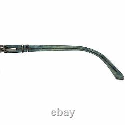 Persol Eyeglasses 2374-V 950 Silver/Smokey Blue Half Rim Frame Italy 5217 135