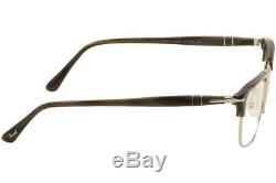 Persol Eyeglasses 8359V 8359/V 1045 Dark Horn/Silver Full Rim Optical Frame 51mm