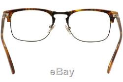 Persol Eyeglasses 8359V 8359/V 108 Caffe/Silver Full Rim Optical Frame 51mm