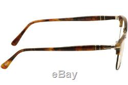 Persol Eyeglasses 8359V 8359/V 108 Caffe/Silver Full Rim Optical Frame 51mm