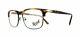 Persol Eyeglasses 8359v Po8359v 108 53 Caffe/silver Full Rim Optical Frame 53mm