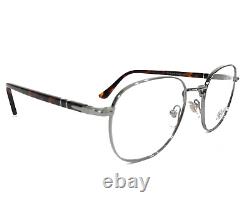 Persol Eyeglasses Frames 1007-V 513 Silver Tortoise Square Full Rim 53-20-145