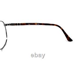 Persol Eyeglasses Frames 1007-V 513 Silver Tortoise Square Full Rim 53-20-145