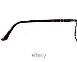 Persol Eyeglasses Frames 1007-V 513 Silver Tortoise Square Full Rim 53-20-145