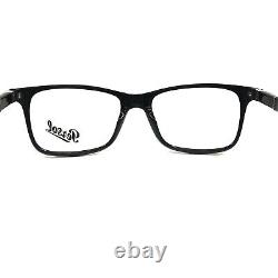 Persol Eyeglasses Frames 3014-V 95 Black Silver Square Full Rim 52-17-145