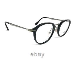 Persol Eyeglasses Frames Calligrapher Edition 3168-V 95 Black Silver 50-22-145