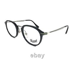 Persol Eyeglasses Frames Calligrapher Edition 3168-V 95 Black Silver 50-22-145