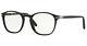 Persol Men's Eyeglasses 3007v 3007/v 95 Black/silver Full Rim Optical Frame 50m