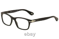 Persol Men's Eyeglasses 3012V 3012/V 95 Black/Silver Full Rim Optical Frame 52mm