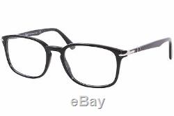 Persol PO3161-V 95 Eyeglasses Men's Black/Silver Full Rim Optical Frame 54mm