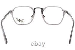 Persol PO3243-V 309 Eyeglasses Transparent Grey/Silver/Black Optical Frame 50mm
