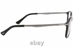 Persol PO3246V 95 Eyeglasses Men's Black/Silver Full Rim Optical Frame 53mm