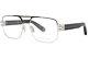 Philipp Plein Chill-summer Vpp022 0583 Titanium Eyeglasses Black/silver 58mm