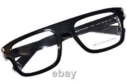Philipp Plein Lightfighter VPP021 700Y Eyeglasses Men's Black/Silver 53mm