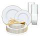 Plastic Dinner & Salad Plates, Cutlery Set & Cups For Wedding & Birthday Party
