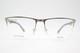 Police Blackbird Light 3 Vpl398 Silver Gray Half-rim Glasses New