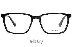 Police Octane-5 VPLG77 0700 Eyeglasses Men's Black/Silver Full Rim 53mm