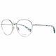 Police Pl 838 Women Silver Optical Frame Metal Plastic Round Full Rim Eyeglasses
