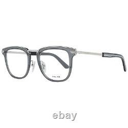 Police VPL 566 Men Silver Optical Frame Plastic Transparent Full Rim Eyeglasses