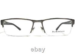 Polo Ralph Lauren Eyeglasses Frames PH 1123 9050 Black Silver Half Rim 54-17-140