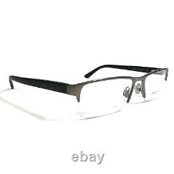 Polo Ralph Lauren Eyeglasses Frames PH 1123 9050 Black Silver Half Rim 54-17-140