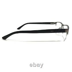 Polo Ralph Lauren Eyeglasses Frames PH 1123 9050 Black Silver Half Rim 54-17-140